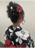 浴衣ヘア