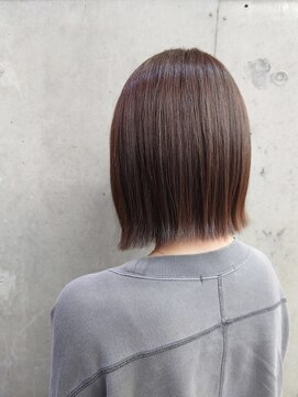 ソロ(soLo) soLo透明感カラーボブ×髪質改善。