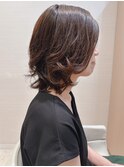 大人かわいい☆くびれミディ×こなれパーマ♪アラフィフ