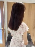 "久保田"縮毛矯正ストレートロングヘアトリートメント