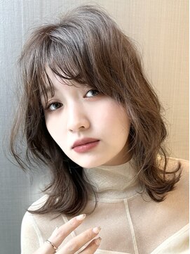 ハルキミナト ジャパン ヨコハマ(HARUKI MINATO japan YOKOHAMA) 鎖骨ミディ/盛れるミディアムヘア/くびレイヤー