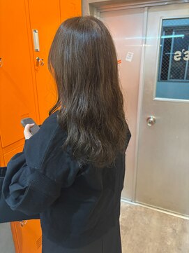 ジュール(JOULE'S) オリーブベージュ×ロングパーマ*