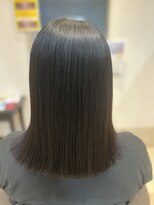 ヴィヴァーチェイルソーレ(VIVACE ilsole)&nbsp;20代30代40代髪質改善カラーショコラアッシュ艶感ロブヘアー