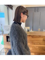 シロ(siro)&nbsp;ルーツカラー外はねボブ