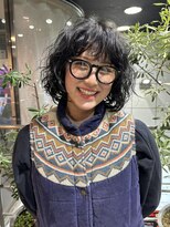 ヘアーアンドメイク ビス(HAIR&MAKE bis) ボブパーマ　ドライパーマ 海外風パーマ【kotomi】