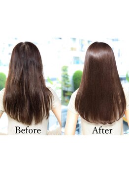 【縮毛矯正+髪質改善トリートメント\14980】総客数30000人超え★ 業界最高級の縮毛矯正剤を原価でご提供
