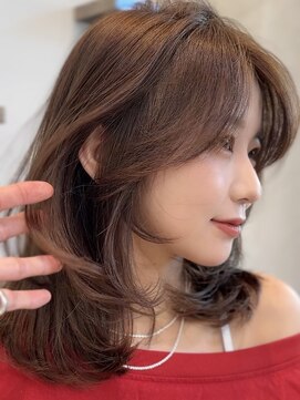 ビュー トウキョウ(VIEW TOKYO) 海外風レイヤーミディアムベージュオリーブ