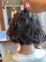 ラレイ ハラジュク(Lalei harajuku)&nbsp;原宿ボブパーマボブスパイラルパーマニュアンスパーマ30代40代