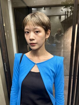 ブロンド(Blonde.) compact short×blond