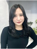 イルミナカラーレイヤーカット顔まわりカットナチュラルクール