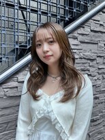 ジアン テラス(GIEN TERRASSE)&nbsp;レイヤーのコテ巻きスタイル