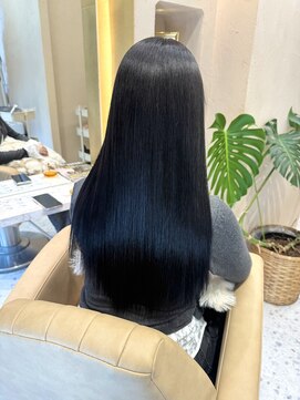 プアメリア 名古屋(Puamelia) 艶髪　ブルーブラック　髪質改善トリートメント