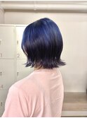 ブルーバイオレットのルーツカラー