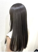 オリーブグレージュ/トーンダウン/髪質改善