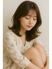 デザインカット+オーガニックケアカラー+コラーゲン￥6000