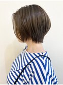 【morio成増/一戸】大人かわいいくびれ前下りショートボブ