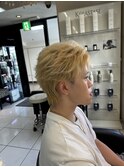 フェザーショート　フェザーパーマ　海老名パーマ　メンズカット