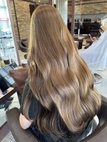 ファブ 千葉店(FaB)&nbsp;【ブリーチなしダブルカラー×ハニーベージュ】