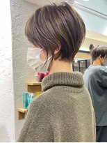 バンプ ギンザ(BUMP GINZA) 30代40代50代大人ショート髪型丸顔前髪あり似合わせ 安