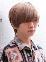 エルマーク 梅田(L-MARK)&nbsp;マッシュ/メンズ/ハイトーン/ダブルカラー/ブリーチ/眉毛