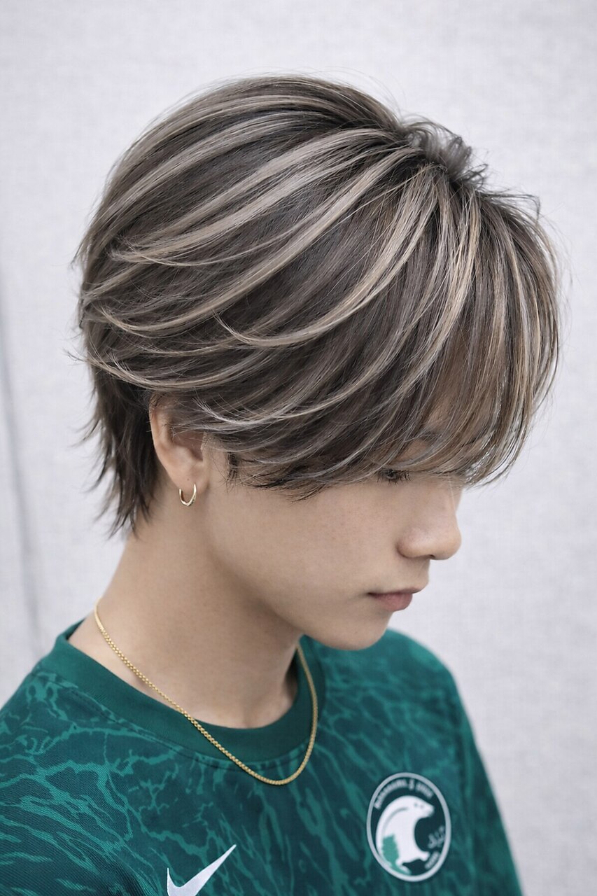 メンズバレイヤージュ(白髪ぼかし可能◎)：L270961650｜グレイバイ