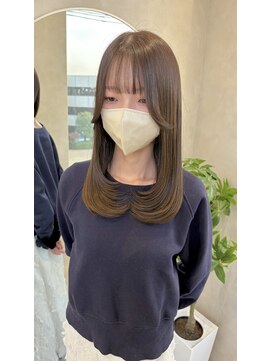 エレノア 枚方(Eleanor) 【飛鳥】ワンカールレイヤー/オリーブベージュ/枚方