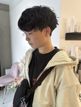 スミス 上野(smith) メンズパーマ波巻きパーマシャドウパーマ