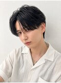 メンズカット/センターパート/マッシュショート