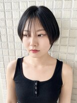 リグ 横浜(Lig.) ハンサムショートシースルーバングフレンチバングミントカラー