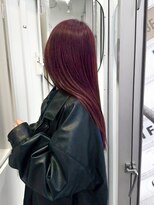 リラ バイ ミラ 新宿(LILA by MILA)&nbsp;ハイトーンカラー/バーガンディ/レイヤー/髪質改善/縮毛矯正