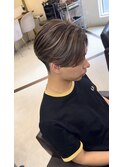 毛流れセンターパート　杉田
