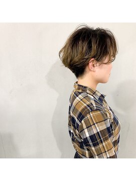 タグ(#tag) #刈り上げマッシュショート