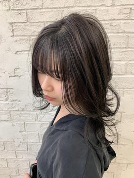 プライズ 池袋店(prize) ダークグレージュネオウルフブランジュ切りっぱなし2118