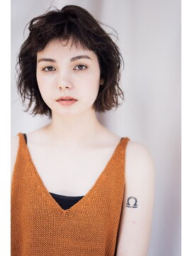 イーズ(e's) 癖毛風パーマ　耳かけ　毛先パーマ