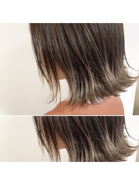 チョビー 銀座(chobii) チョビー銀座桜井　デザインカラーブリーチグレージュ