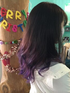 ヘアーブティック にし　NISHI グラデーションカラー