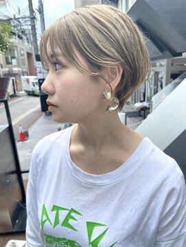 ヌード(NUDE) NUDE 10代20代30代40代シースルーバング くびれショート