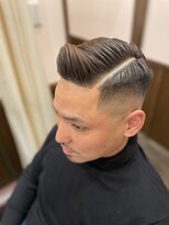 ヒロギンザバーバーショップ 神楽坂店(HIRO GINZA BARBER SHOP)&nbsp;スキンフェード×七三