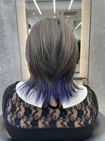 ロンドシエル 横浜(Lond ciel)&nbsp;ウルフカット×インナーカラー/バイオレット