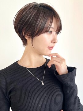 ロンドエニカ 大宮(Lond enika) 切りっぱなしボブエアリーロング美髪ピンクブラウン[大宮]