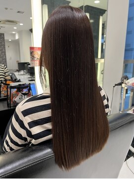 エアー 銀座タワー(AIR) プレミアムケアカラー/髪質改善/美髪/ツヤ髪スタイル　【榛葉】