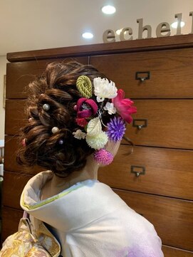 エシェル(echelle) ヘアセット