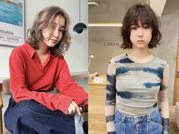 ローレン(LOREN)の写真/"抜け感"と"柔らかさ"［レイヤーカット/ボブ/韓国/縮毛矯正/インナーカラー/酸性ストレート]