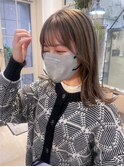 【Lomalia表参道】グレージュ/シアーカラー/セミディ