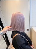 【*20代に人気*】ボブとペールピンクが最高にかわいい*