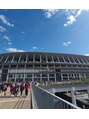 エイト(EIGHT) サッカー観戦が好きで行ける時は友人と行ったりします!