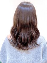 セイドット リー(Say. Ree)&nbsp;Say.レイヤーカット縮毛矯正グレーベージュウェーブミディアム