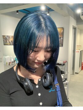 テンダー(Tender) ブルーネイビー／ボブ