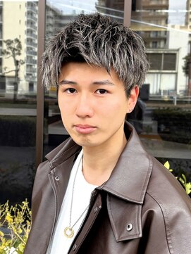 ノイセル(Noisyle) ☆ホワイトメッシュ×アップバングショート