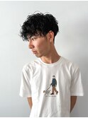 hair by ryu【大人 メンズパーマ 刈り上げマッシュ】